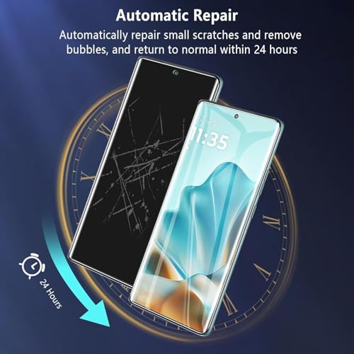 Image of Screen Protector for Motorola Edge 60 Fusion (1 Pack) | HD Clear Hydrogel TPU Film | Full Coverage Screen Guard | Fingerprint Unlock Support | Self-Healing | Anti-Scratch | Bubble-Free | Case Friendly