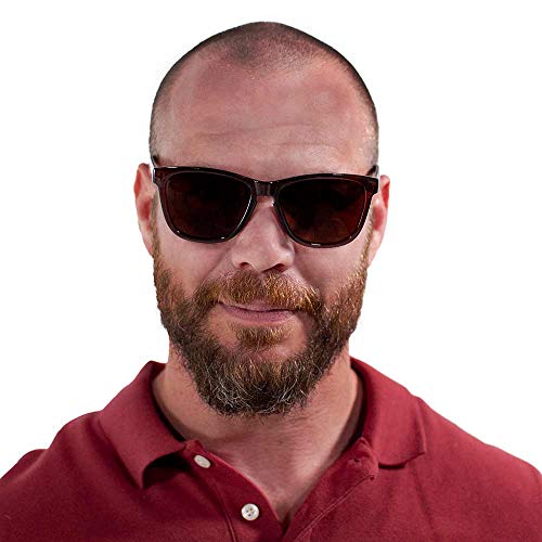 VITENZI Bifocal Sunglasses for Men and Women Retro Reading Sun Tinted Glasses with Readers - Turin in Brown 2.25