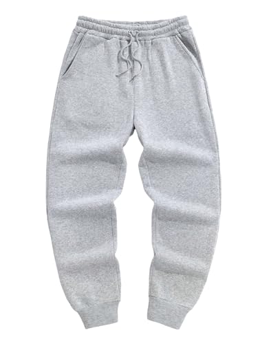 SOLY HUX Men's Sweatshirts Drawstring Elastic Waist Hiking Outdoor Joggers Athletic Pants