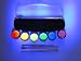 Neon Face and Body Paint (Makeup Style) - Fluorescent Blacklight UV Paint Set - 6 Very Bright Colors with 3 Brushes