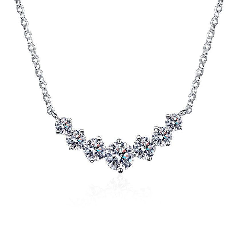 Valentine Gift For Girlfriend Latest Stylish Silver Plated Crystal Chain Pendant Necklace for Women and Girls (15162np)-image-49