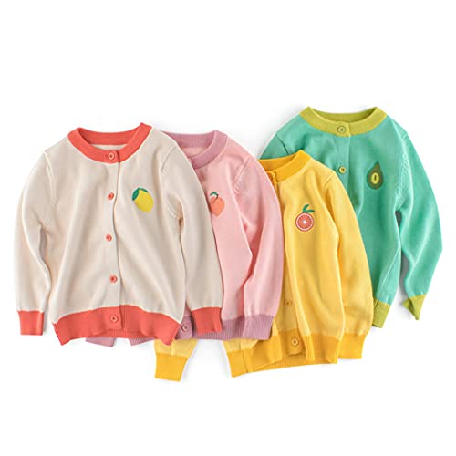 2-8t Toddler Kid Baby Girls Spring Long Sleeve Cute Cardigan Sweater Knitted Coat2