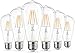 Produktbild 6er Pack LED Lampe E27 Glühbirne 6W Nicht Dimmbare Lampe, iGOKU Filament E27 led Glühfaden Warmweiß Leuchte led Birne, 360°Abstrahlwinkel LED Birne 60W Entspricht Edison Lampe, 680 Lumen 2700K