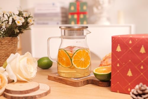 CNGLASS One-Touch Glass Teapot, 27oz(800ml) Glass Tea Kettle - image 5
