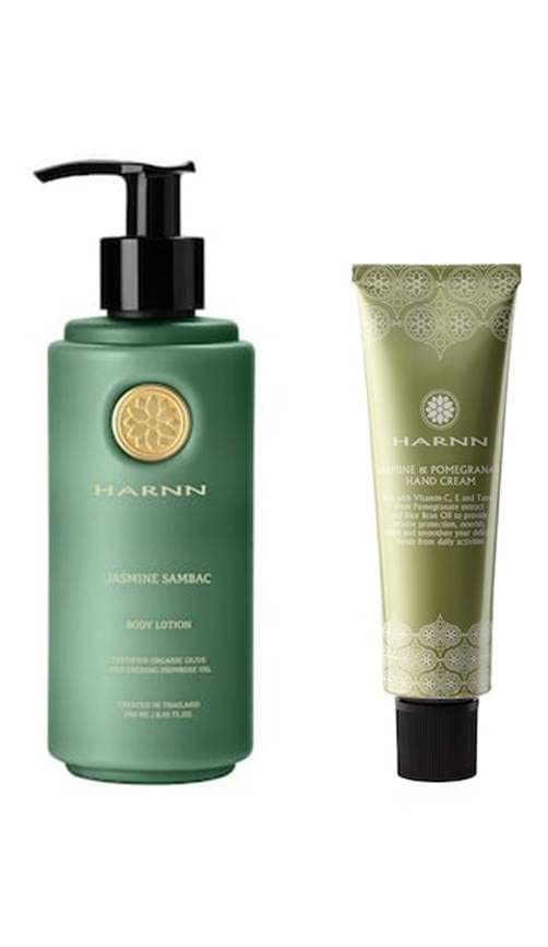 HARNN Jasmine Body Lotion and Hand Cream Set. Beauty
