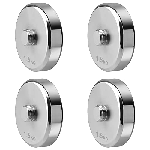 Disques d'haltères Northdeer | Set de 4 poids en acier pour musculation à la maison