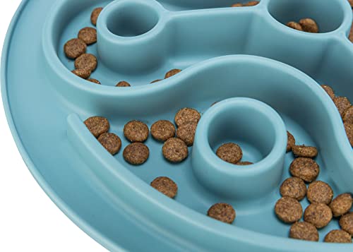 Trixie Slow Feeding Anti Schling Matte, TPE, Ø 28 cm, Blau - 25037