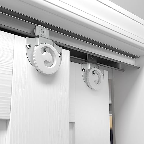 Image of Richelieu Onward 60-in Bypass Sliding 2 Door Track and Hardware Kit, Zinc