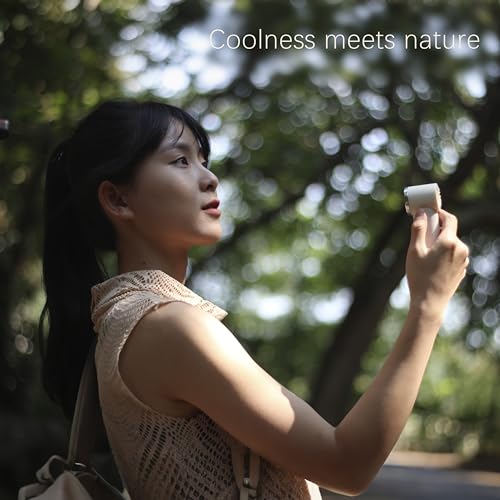 DUILOG iFan, Portable Mini Handheld Fan, Personal Small Turbo Fans Rechargeable for Travel - Gray - image 2