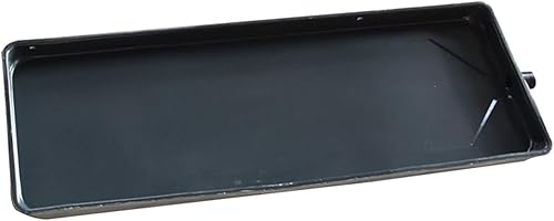 Yargole Bandeja de drenaje universal de aire acondicionado, bandeja de goteo de plástico negro, unidad de CA condensada colector de agua, derrames