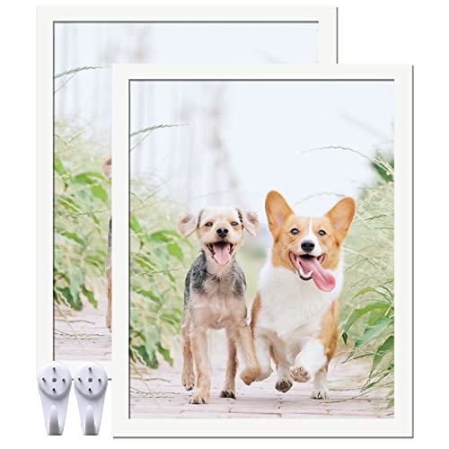 Icariery Weißer Bilderrahmen 30.5x38.1 cm 2er-Pack