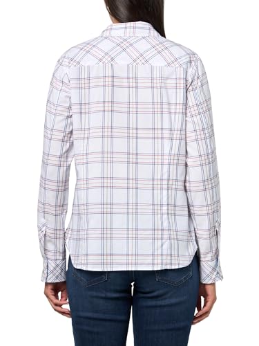 Image of Nautica Women's Button Front Long Sleeve Roll Tab Shirt
