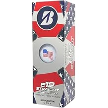 Bridgestone e12 Straight Golf Balls 3pk, White/Patriot 1 Sleeve 2025