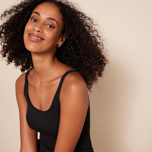 Image of Amazon Essentials Women's Slim-Fit Thin Strap Scoop Neck Tank Top