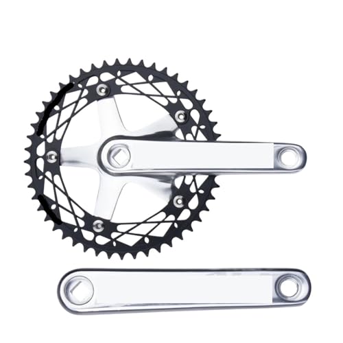 ]ԃNNZbg 144BCD }EeoCN XNGAz[NN A~ VOXs[h `F[zC[ 165mm 49T ZbgɓK(Silver 49T)