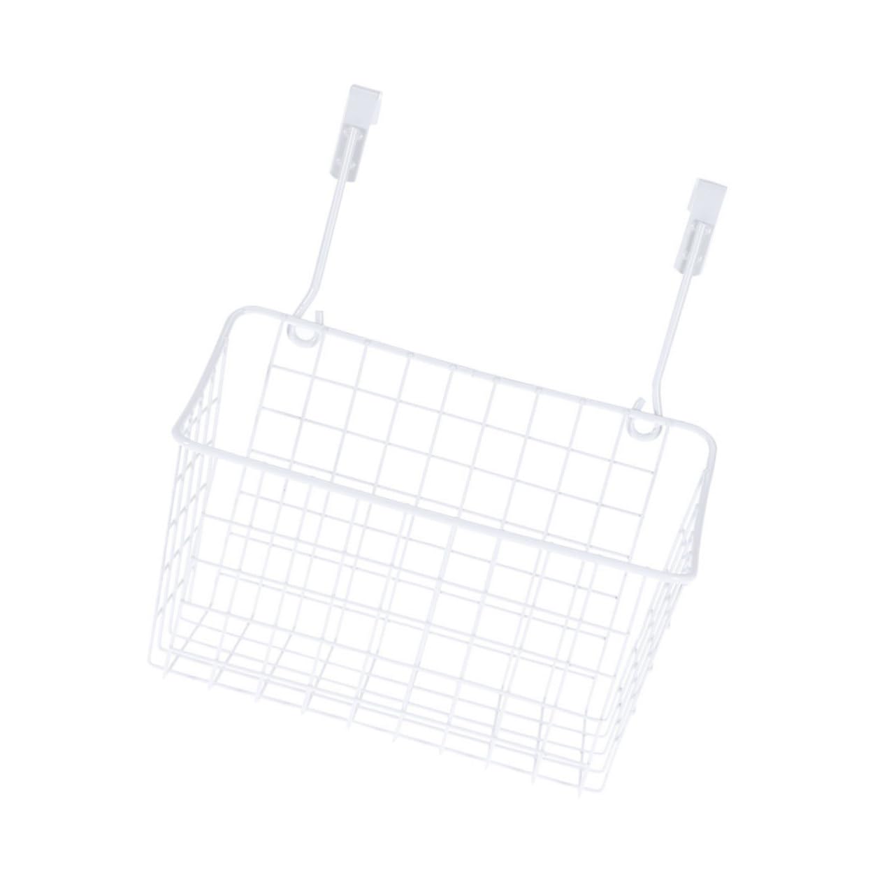 JECOMPRIS Cabinet Storage Basket over Door Hanging Rack Organizing Storage Bin Lids for Kitchen Bathroom Office