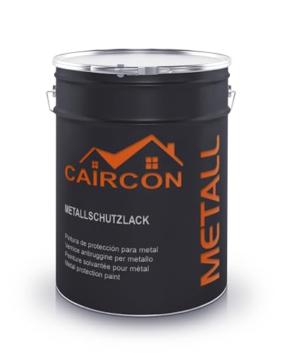 CAIRCON Peinture métal pour fer, acier - Extreme résistance extérieur - Protection antirouille - A base de solvant - Noir 2,5L