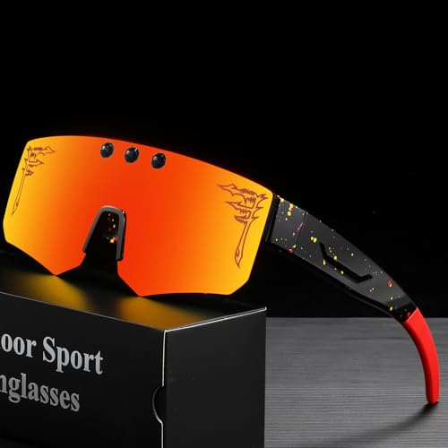 Image of ACEXPNM Polarized Fit Over Glasses Flip Up Sunglasses for Men Women, Wrap Around Goggles for Driving Cycling Fishing