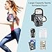 Phone Holder for Running, Armband for iPhone 16 15 14 13 Pro Max 12 11 Plus X Samsung Android Up to 6.9'', Universal Arm Bands Bag with Key Card Pocket for Exercise Walking Workout Fitness
