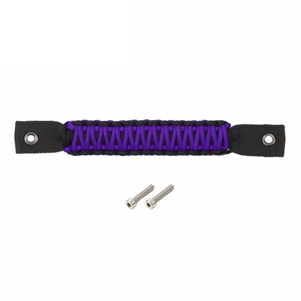 TEAKEA Car Taildoor Glass Grab Handle for Jeep for Wrangler JL 2018-2026 Rear Door Tailgate Interior Accessoires Interior Trim Decal Decoration Accessories(Purple)