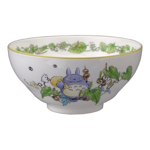 Totoro Sitting on Leaves Noritake X Studio Ghibli Neighbor Totoro?Japanese rice bowl (Japan Import))