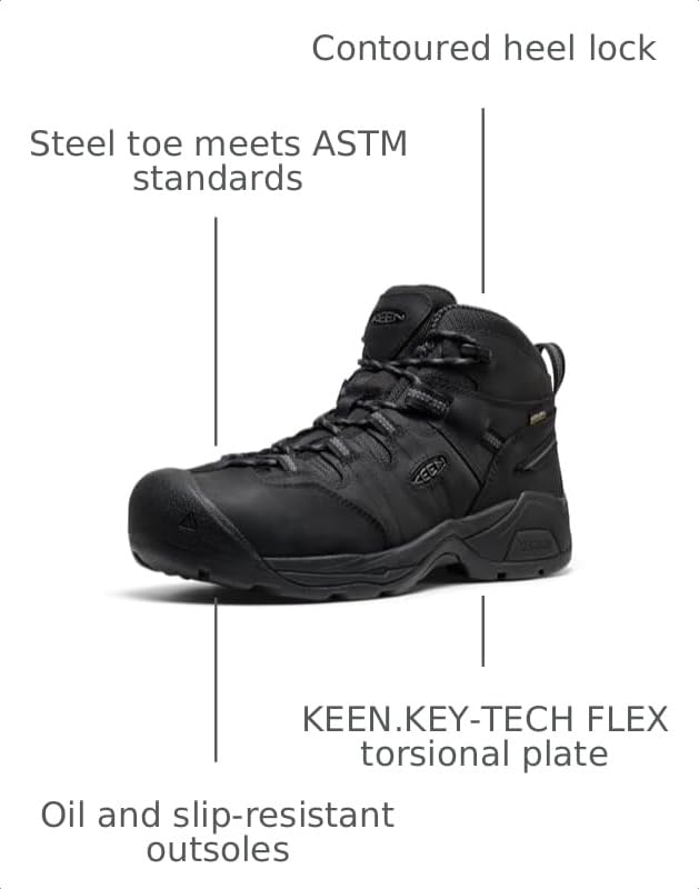 Image of KEEN Utility Detroit XT Mid Steel Toe Waterproof