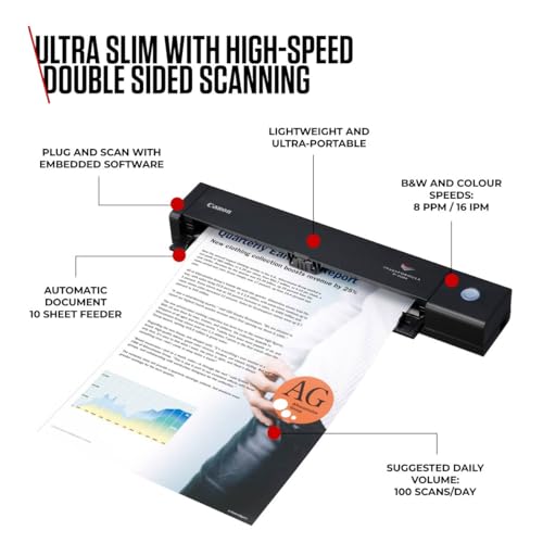 Image of Canon P-208II USB 2.0 Document Scanner