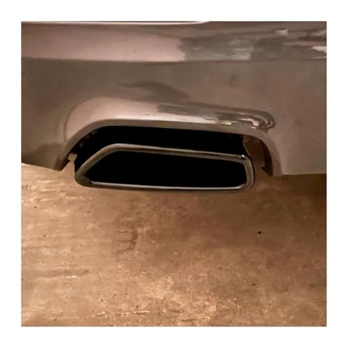Cubierta salida tubo escape silenciador decorativa para Serie 5 G30 G38 modelos 2018 a 2022 6