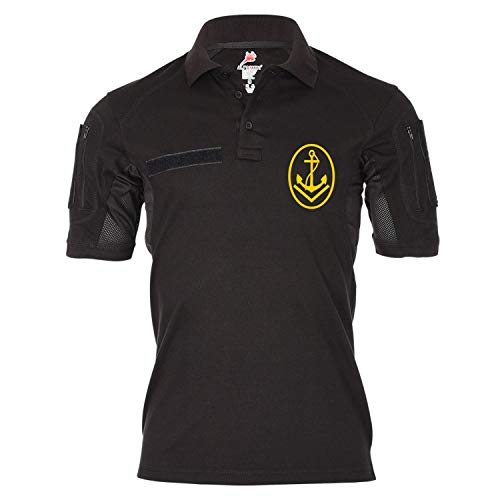 Polo tactique pour Alfa de la Marine DDR NVA noir premium