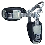 Pet Life ® 'Geo-Turf' Dual-Padded Performance Adjustable and Reflective Training Dog Harness and Pet Leash with Handle