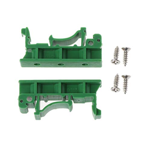 Rtengtunn PieceB DIN Rail Mounting Adapter Circuit Board Mounting Bracket Holder Carrier Clip