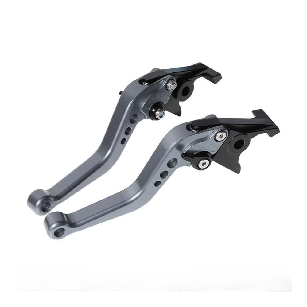 Motorcycle Clutch Lever CNC Short Adjustable Brake Clutch Levers + Handlebar for CF&MOTO 250SR 300SR 450SR 800MT Motorcycles - Black Red G