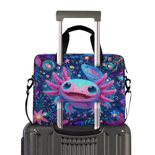 Funda maletín para laptop ALAZA Axolotl colorida 15.7 pulg miniatura 3
