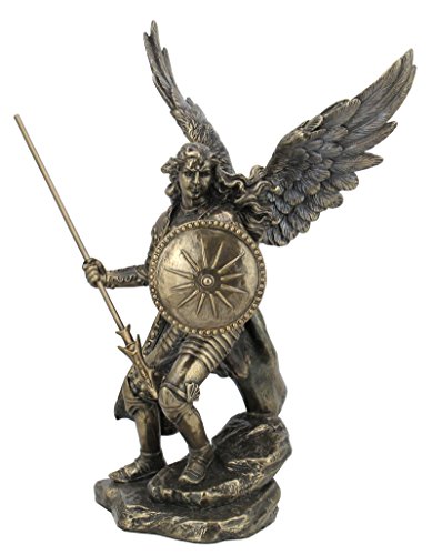 Unicorn Studio 9.37 Inch Cold Cast Bronze Color Archangel Raphael Figurine Statue #TOP6