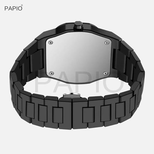 Image of PAPIO Men's Designer Analog Watch | Polycarbon Strap Wrist Watch | Arabic Dial Stylish Casual & Formal Watch for Men