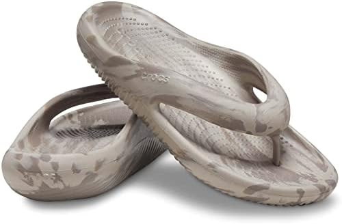 Crocs Unisex Mellow Flip Flops, Recovery Slides, Mushroom/Cobblestone, Numeric_5 US Men | Image 5