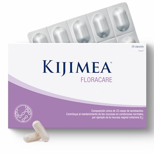 Kijimea FloraCare: inspirado en el microbioma vaginal natural. Con 33 bacterias lácticas seleccionadas para la flora vaginal en una dosis especialmente alta + vit B2, B3, B7 y zinc - 28 cápsulas Kijimea FloraCare: inspirado en el microbioma vaginal natural. Con 33 bacterias lácticas seleccionadas para la flora vaginal en una dosis especialmente alta + vit B2, B3, B7 y zinc - 28 cápsulas