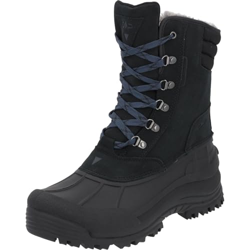 CMP Herren Kinos Sneeuwlaarzen Wp Schneestiefel, Schwarz, 43 EU