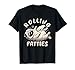Rolling Fatties Dog Funny Pug Meme for Women Men Word Game Joke T-Shirt