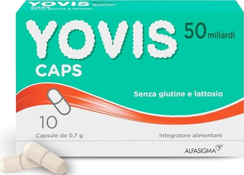 YOVIS Caps, Probiotici per il Benessere Intestinale, 50 Miliardi di Fermenti...