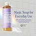 Dr. Bronner's Magic Soap - Pure-Castile Liquid Soap (Lavender, 32 ounce, 2-Pack) -Regenerative Organic Certified Oils, 18-in-1 Uses: Body, Hair, Laundry, Pets & Dishes, Concentrated, Vegan, Non-GMO