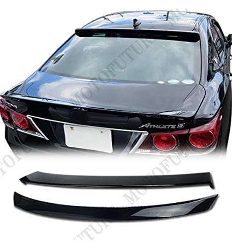 国内在庫 クラウン GRS210系 AWS210系 マジェスタ トランクスポイラー ルーフスポイラー 2点セット プレシャス 黒 ブラック 219 塗装済