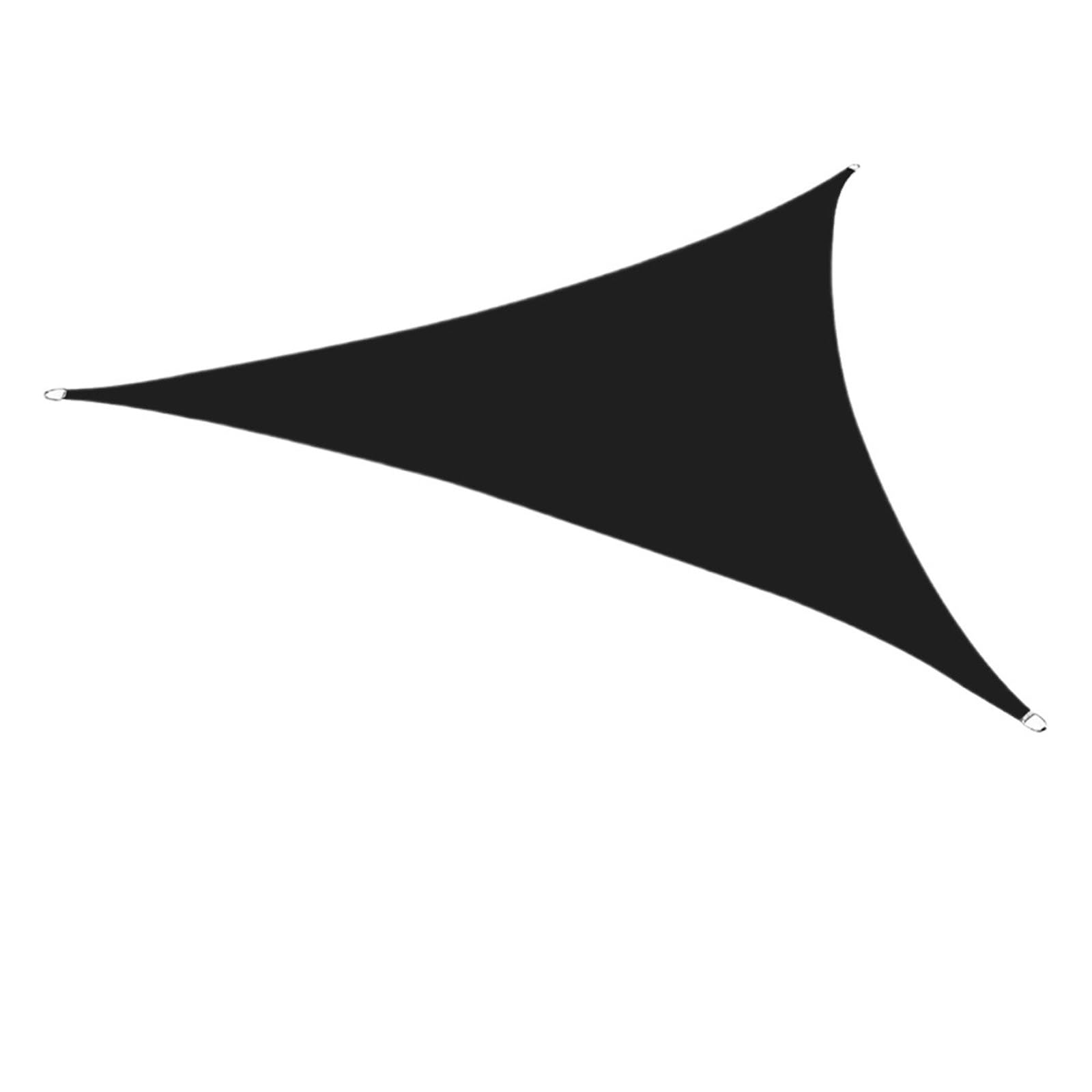 Outdoor Sun Shade Sail, Triangle Sun Sail Shade 98% Block Polyester Fabric Multicolor 2-5m(Black,5X5X5M)