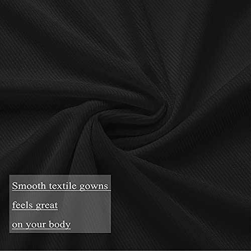 Image of YYA Sexy Tank Nightgowns for Women Sleeveless Sleep Shirts Chemise Night Lingerie Dress with Side Slit S-XXL