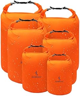 ioutdoor Dry Bag Set 2L + 5L + 10L + 20L+ 40L+ 70L Waterproof Small Lightweight Dry Bags for Paddle Board Kayaking Swimming Fishing Camping Hiking Home Storage(Green)