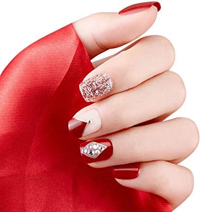 Amazon Co Jp 簡単 ジェルネイル ネイル 爪 美容 ネイルサロン ネイルチップ かわいい パーティー 結婚式 ウェディング 写真 デート 撮影 ネイル 妊婦さんネイル 子供ネイル 繰り返し使える 高級ネイル 定形外 ビューティー