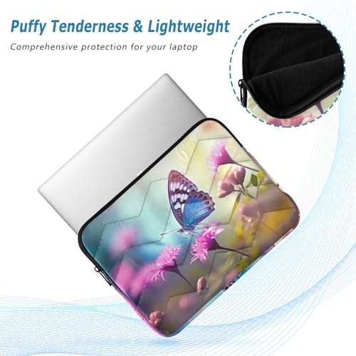Funda para portátil Butterfly Flowers 13-14 pulgadas miniatura 5