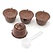 Produktbild DyNamic 5Pcs Set Wiederverwendbare Coffee Capsule Cup Coffee Filter Für Dolce Gusto Machine Plastic Spoon