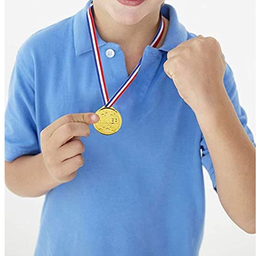 12 pièces Gagnants pour enfants Médailles en plastique Fête Enfants Jouets Jouets Prix Prix - Image 4