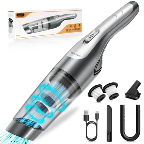 Dwarfuarm Akku Handstaubsauger, Handstaubsauger mit 2 Waschbar HEPA-Filter, 9000Pa Autostaubsauger...